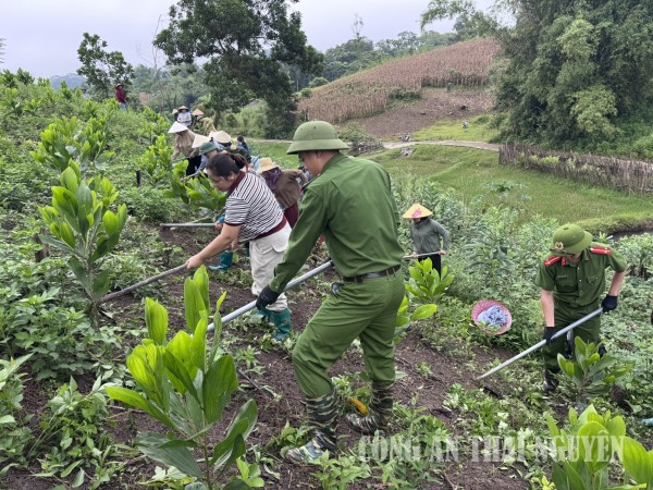 Hoạt động tri ân nhân kỷ niệm 79 năm Ngày Thương binh - Liệt sĩ tại xã Cường Lợi.