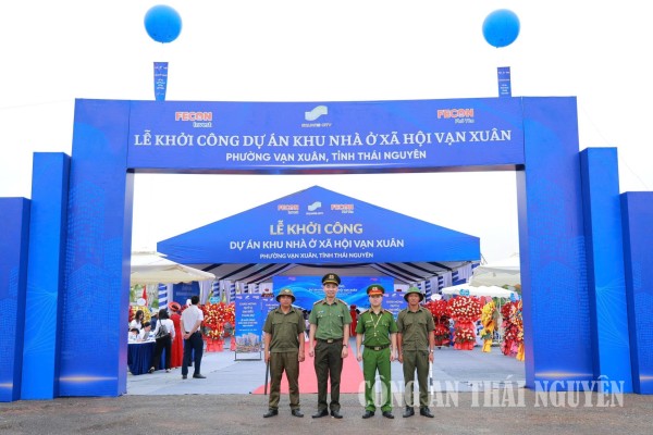 Bảo đảm an ninh, an toàn lễ khởi công loạt dự án nhà ở xã hội.