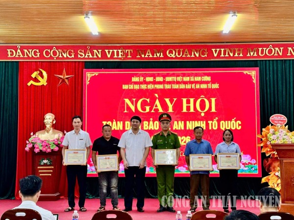 Xã Nam Cường tổ chức Ngày hội toàn dân bảo vệ An ninh Tổ quốc năm 2026