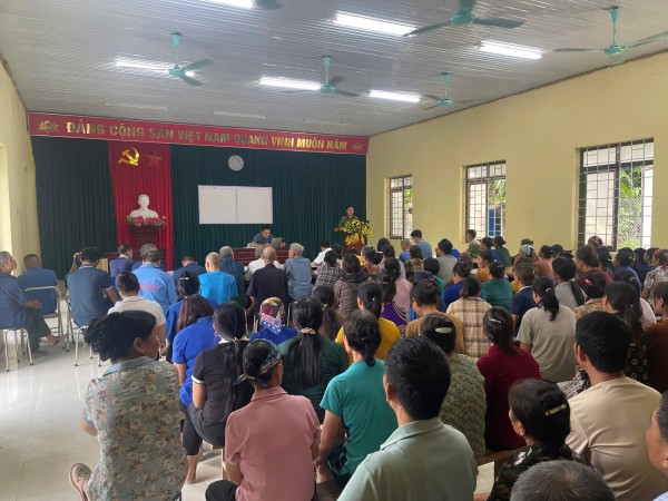 Công an xã Yên Phong tuyên truyền, phòng ngừa tội phạm lừa đảo trên không gian mạng