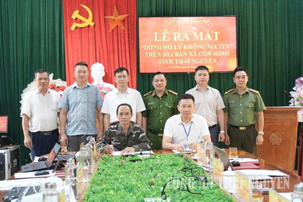 Ra mắt mô hình “Dòng họ không ma túy” tại xã Côn Minh