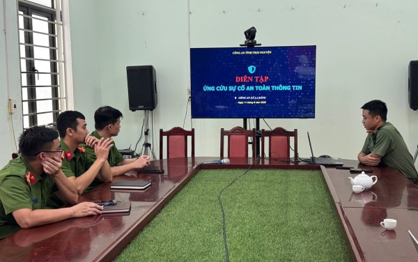 Kiểm tra công tác quản lý nhà nước về an toàn thông tin và diễn tập phòng thủ không gian mạng