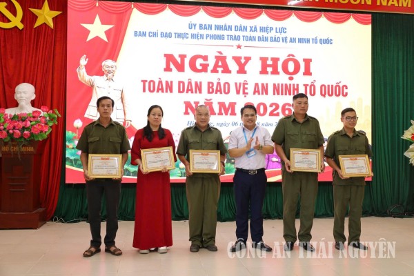 Ngày hội toàn dân bảo vệ an ninh Tổ quốc tại xã Hiệp Lực