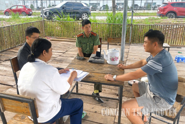 Công an phường Bách Quang phối hợp kiểm tra, chấn chỉnh trật tự xây dựng trên địa bàn