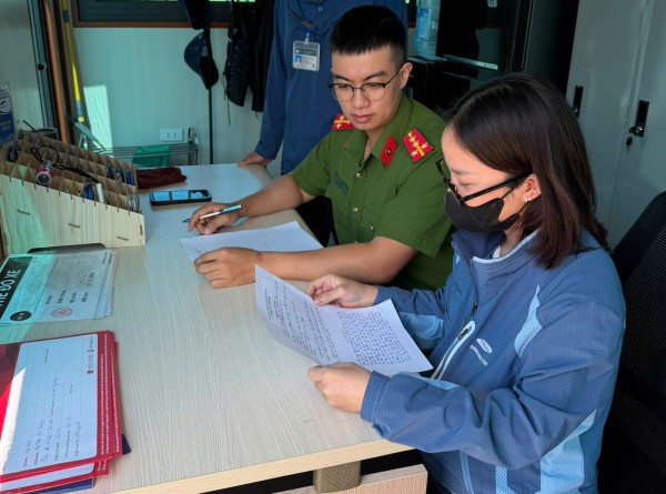Đồn Công an Khu công nghiệp Yên Bình phối hợp đảm bảo an ninh, trật tự tại doanh nghiệp