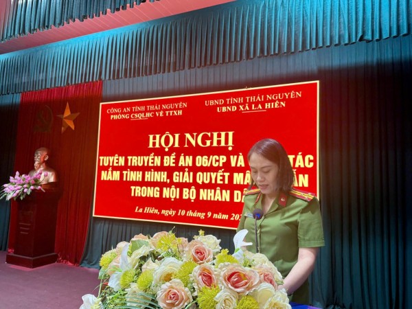 Tuyên truyền Đề án 06 gắn với giữ bình yên từ cơ sở