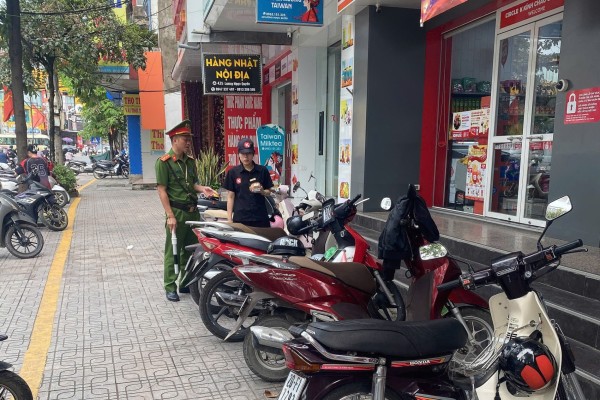 Cảnh sát trật tự và phản ứng nhanh giữ vững trật tự, kỷ cương đô thị