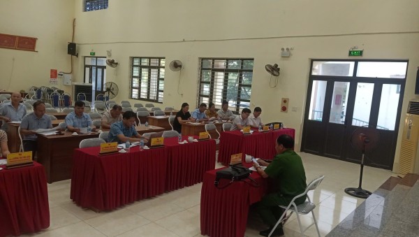 Xã Phượng Tiến xét tuyển thành viên tổ bảo vệ an ninh, trật tự ở cơ sở