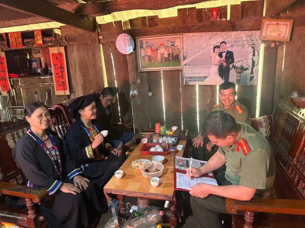 Công an xã Cường Lợi giữ vững ổn định an ninh, trật tự tại vùng đồng bào dân tộc thiểu số