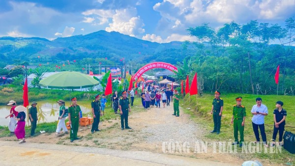 Bảo đảm an ninh, trật tự lễ hội hương cốm, khẩu nua lếch Ngân Sơn