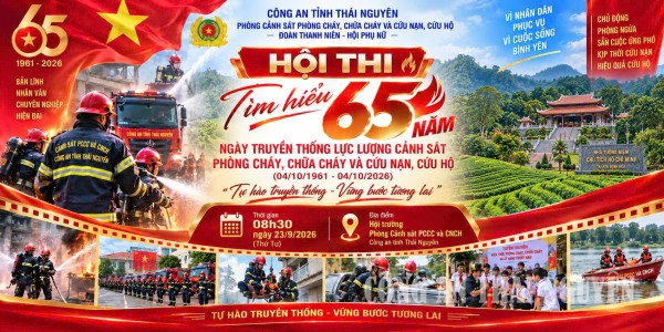 Sôi nổi hội thi tìm hiểu 65 năm truyền thống lực lượng Cảnh sát phòng cháy, chữa cháy và cứu nạn, cứu hộ