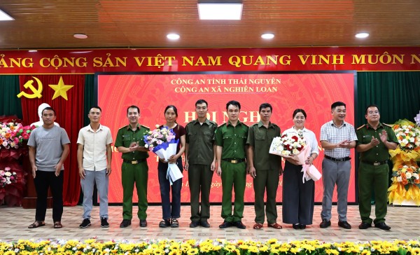 Công an xã Nghiên Loan ra mắt mô hình phòng, chống tội phạm, đảm bảo an ninh, trật tự