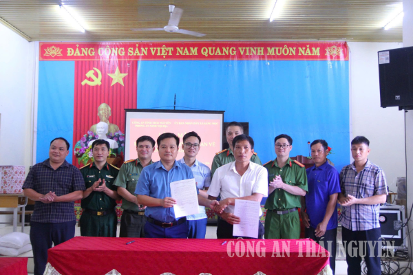 Xã Sảng Mộc ra mắt mô hình “Xóm đạo tự quản về an ninh trật tự”