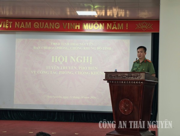 Tuyên truyền, phổ biến về công tác phòng, chống khủng bố