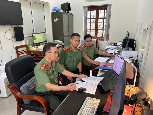Phòng An ninh kinh tế hướng dẫn Công an cấp xã nâng cao hiệu quả công tác bảo đảm an ninh kinh tế