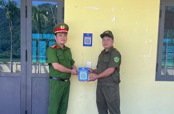 Ra mắt mô hình “Mã QR cung cấp thông tin về an ninh, trật tự và phòng, chống thiên tai”