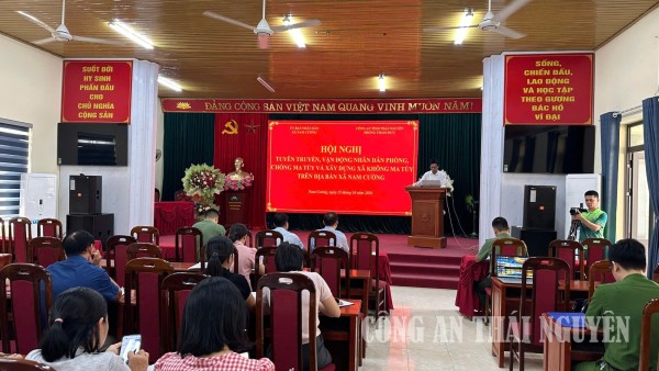 Tuyên truyền pháp luật về phòng chống ma túy tại xã Nam Cường