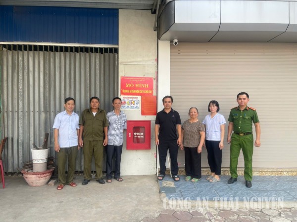 Ra mắt mô hình tổ liên gia an toàn phòng cháy chữa cháy tại Sông Công