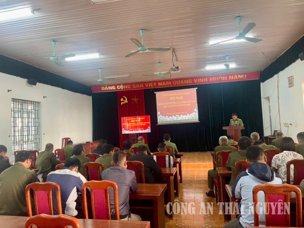 Công an xã Yên Thịnh tập huấn, bồi dưỡng nghiệp vụ cho lực lượng an ninh trật tự ở cơ sở