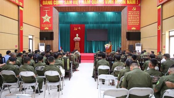 Xã Tràng Xá kiện toàn lực lượng tham gia bảo vệ an ninh, trật tự cơ sở