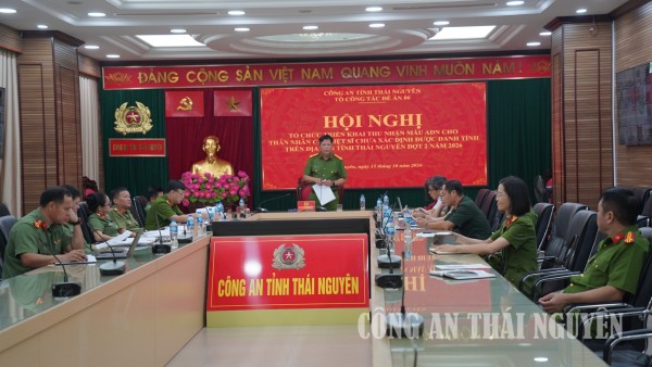 Công an tỉnh Thái Nguyên triển khai đợt 2 thu nhận mẫu sinh phẩm ADN thân nhân liệt sĩ chưa xác định danh tính