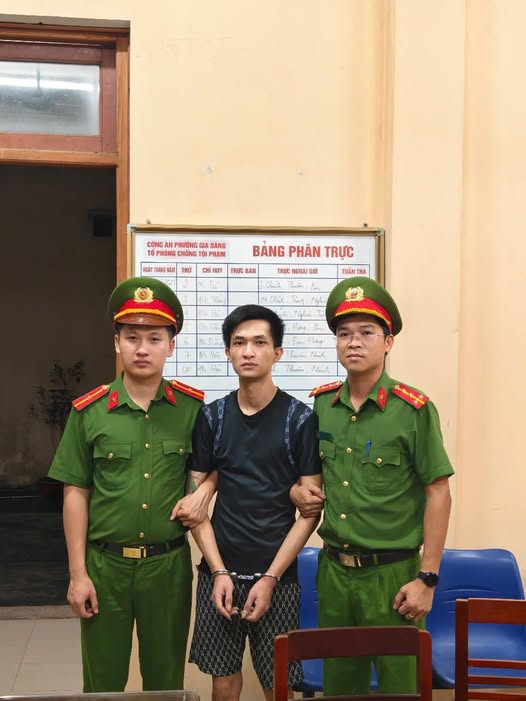 Công an phường Gia Sàng, tỉnh Thái Nguyên bắt đối tượng truy nã nguy hiểm