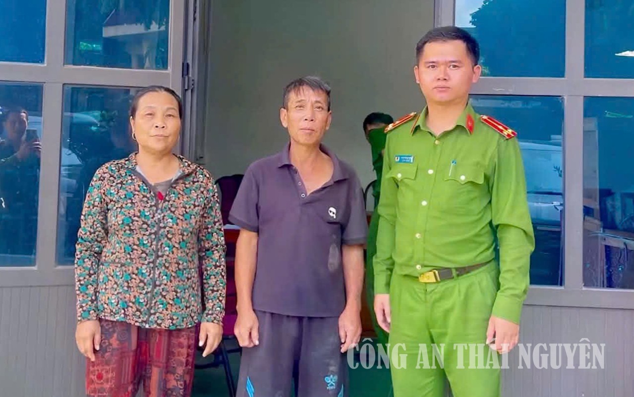 Công an phường Sông Công kịp thời hỗ trợ người bệnh đi lạc trở về với gia đình