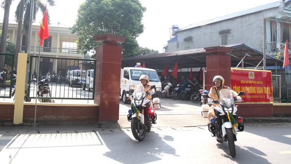 Công an phường Quan Triều ra quân bảo đảm ANTT