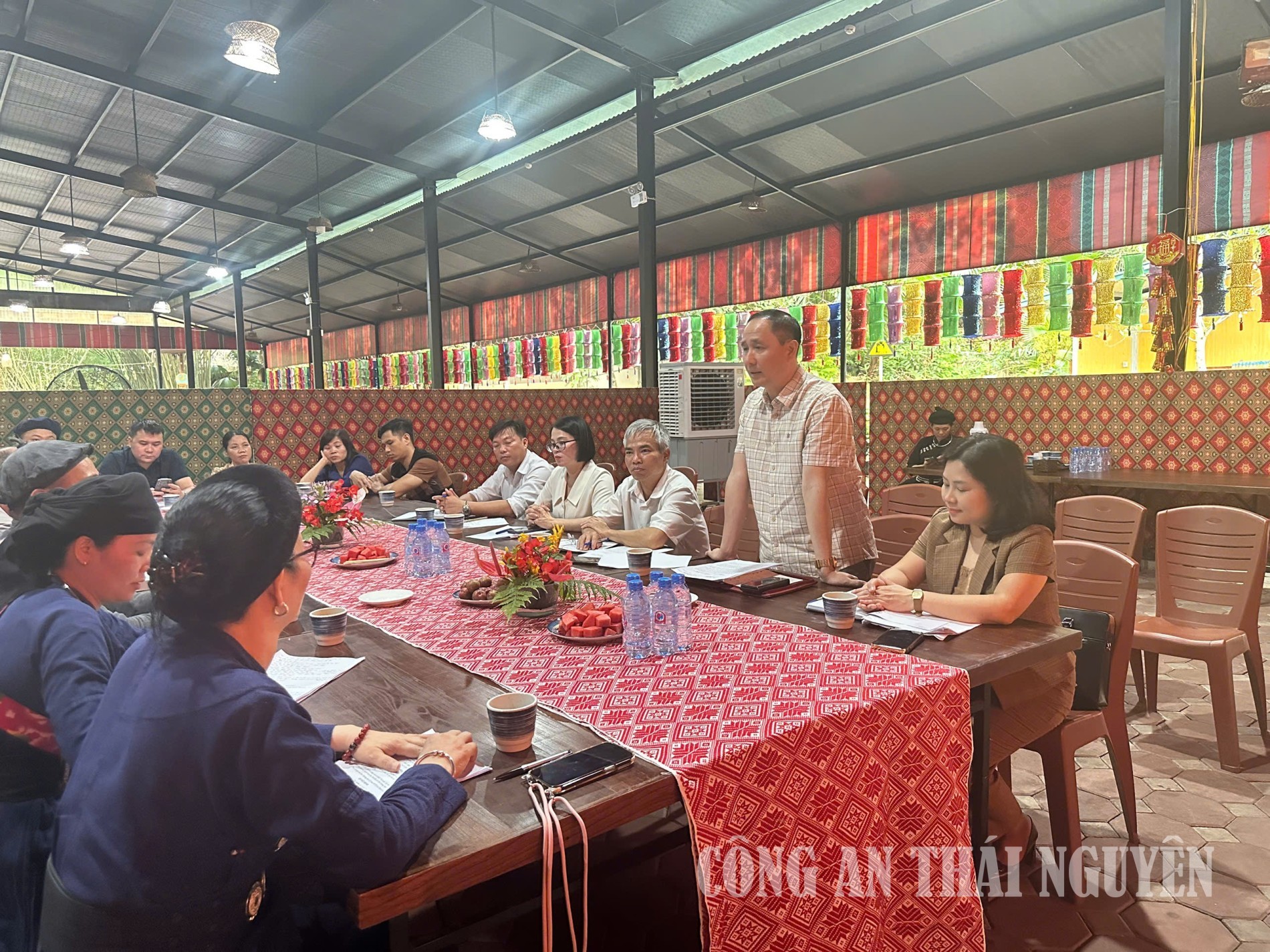 Phòng An ninh nội địa tuyên truyền pháp luật tại khu du lịch Thái Hải