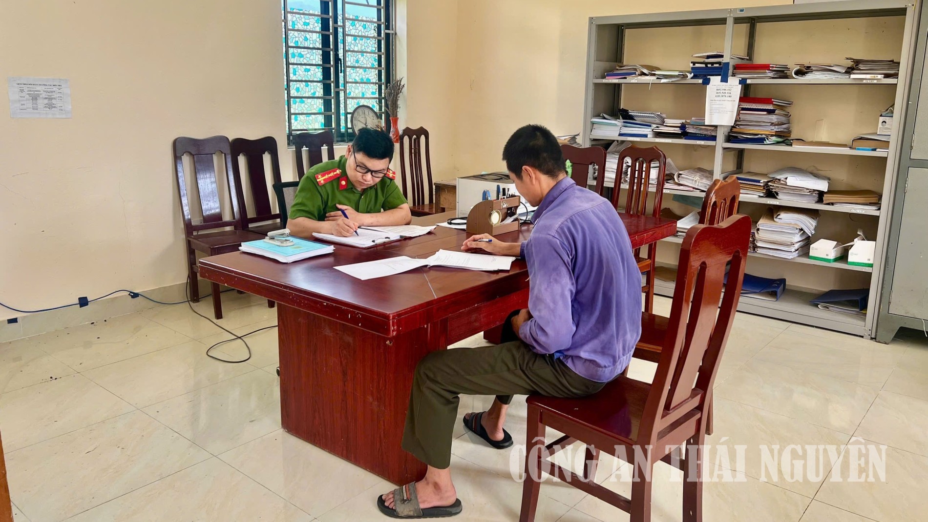Công an xã Chợ Đồn: Tăng cường quản lý, cảm hóa đối tượng ngay từ cơ sở