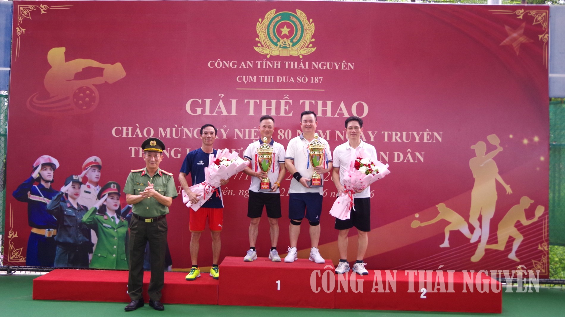 Sôi nổi giải thể thao Cụm thi đua 187