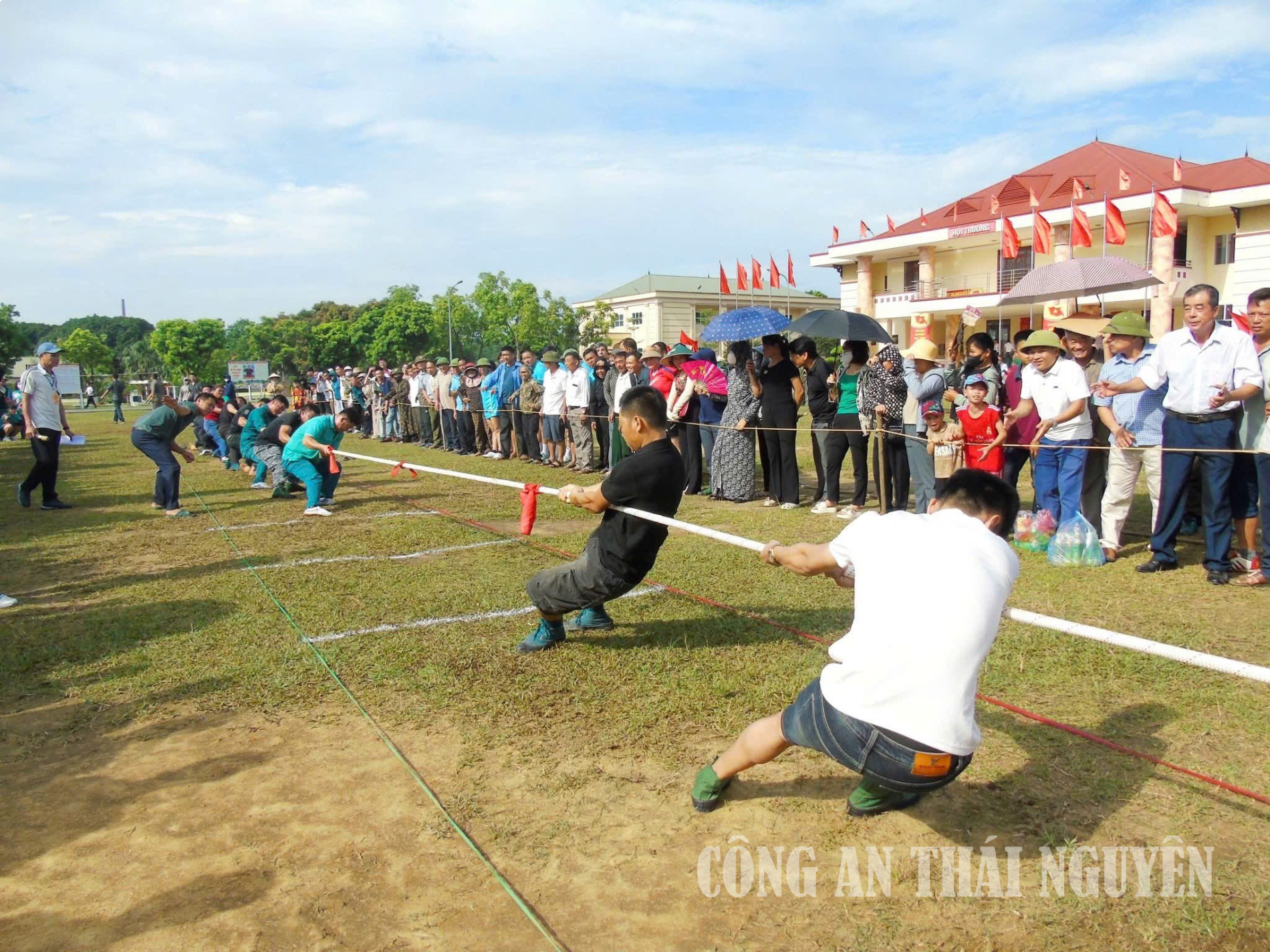 Bảo đảm an toàn Đại hội thể dục, thể thao xã Tân Cương.