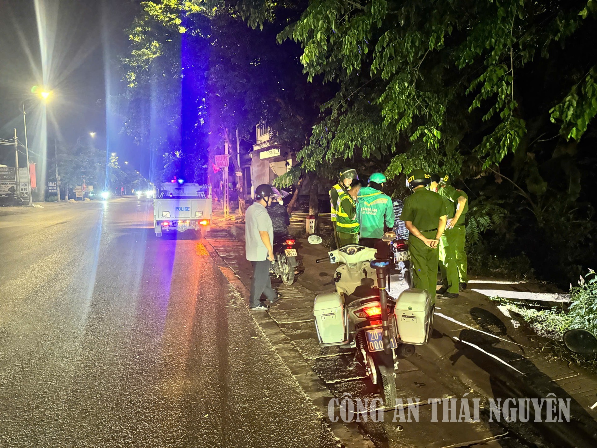 Công an phường Trung Thành phòng ngừa, đấu tranh ngăn chặn tội phạm đường phố