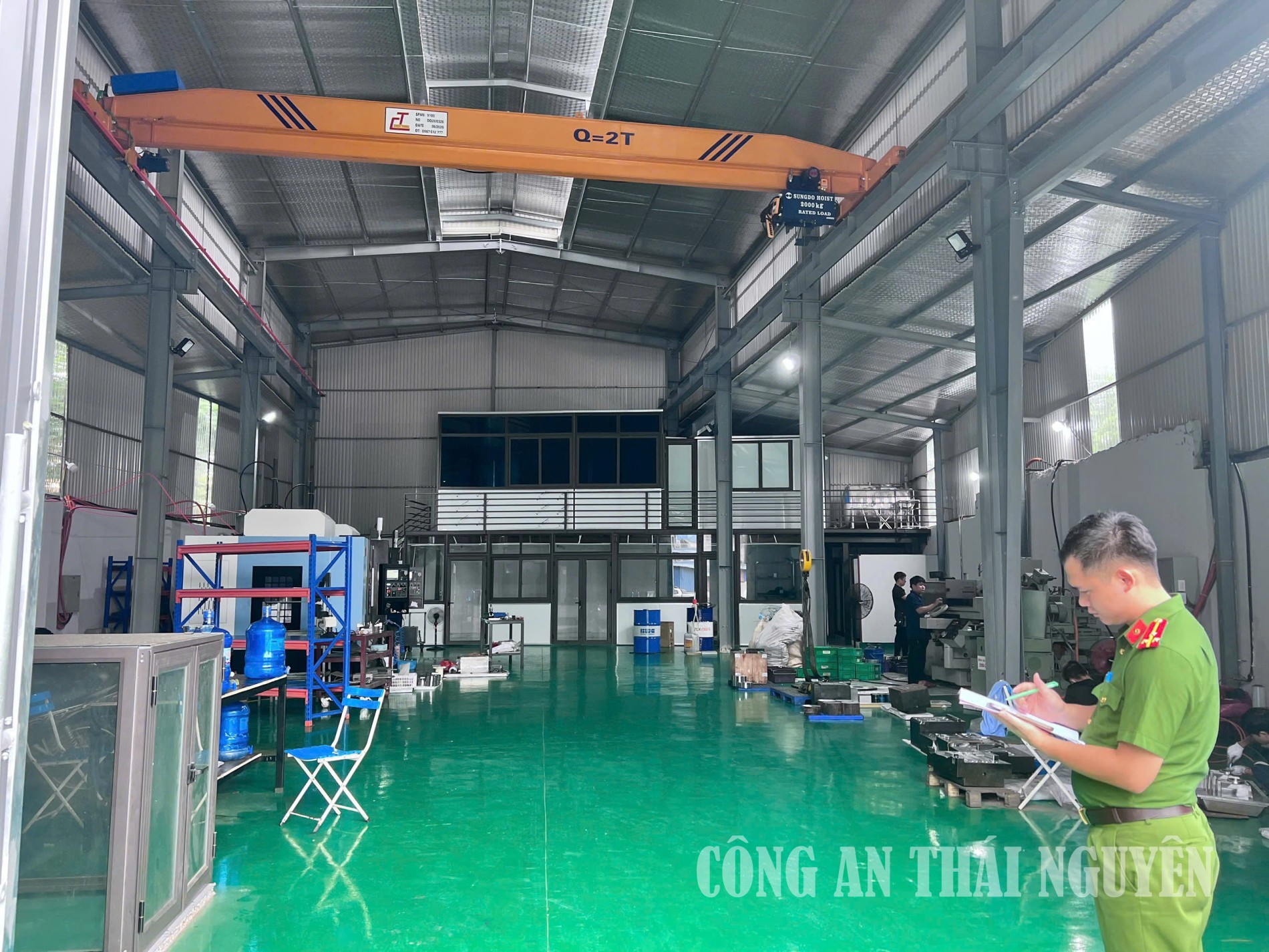 CAP Sông Công kiểm tra tuyên truyền công tác PCCC và CNCH