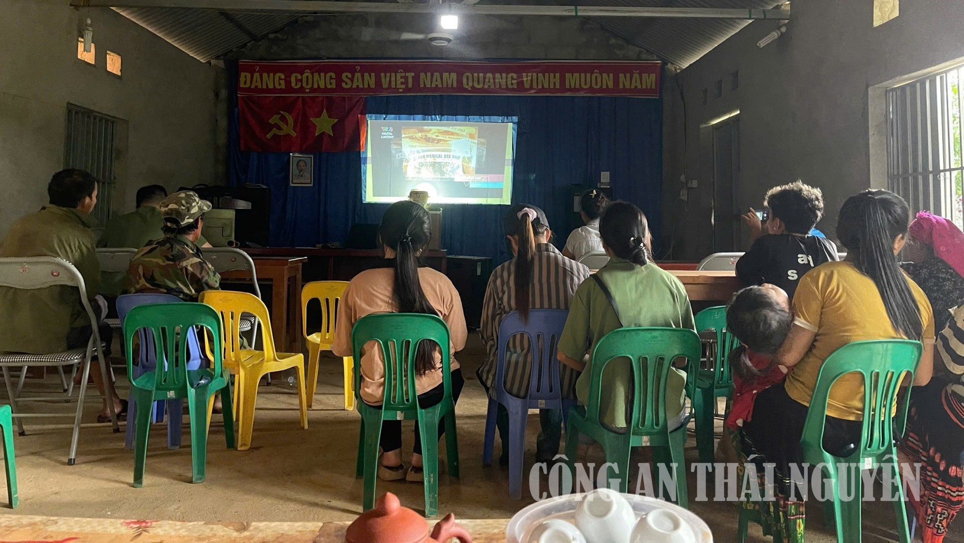 Công an xã Thượng Quan chủ động phòng ngừa tội phạm mua bán người