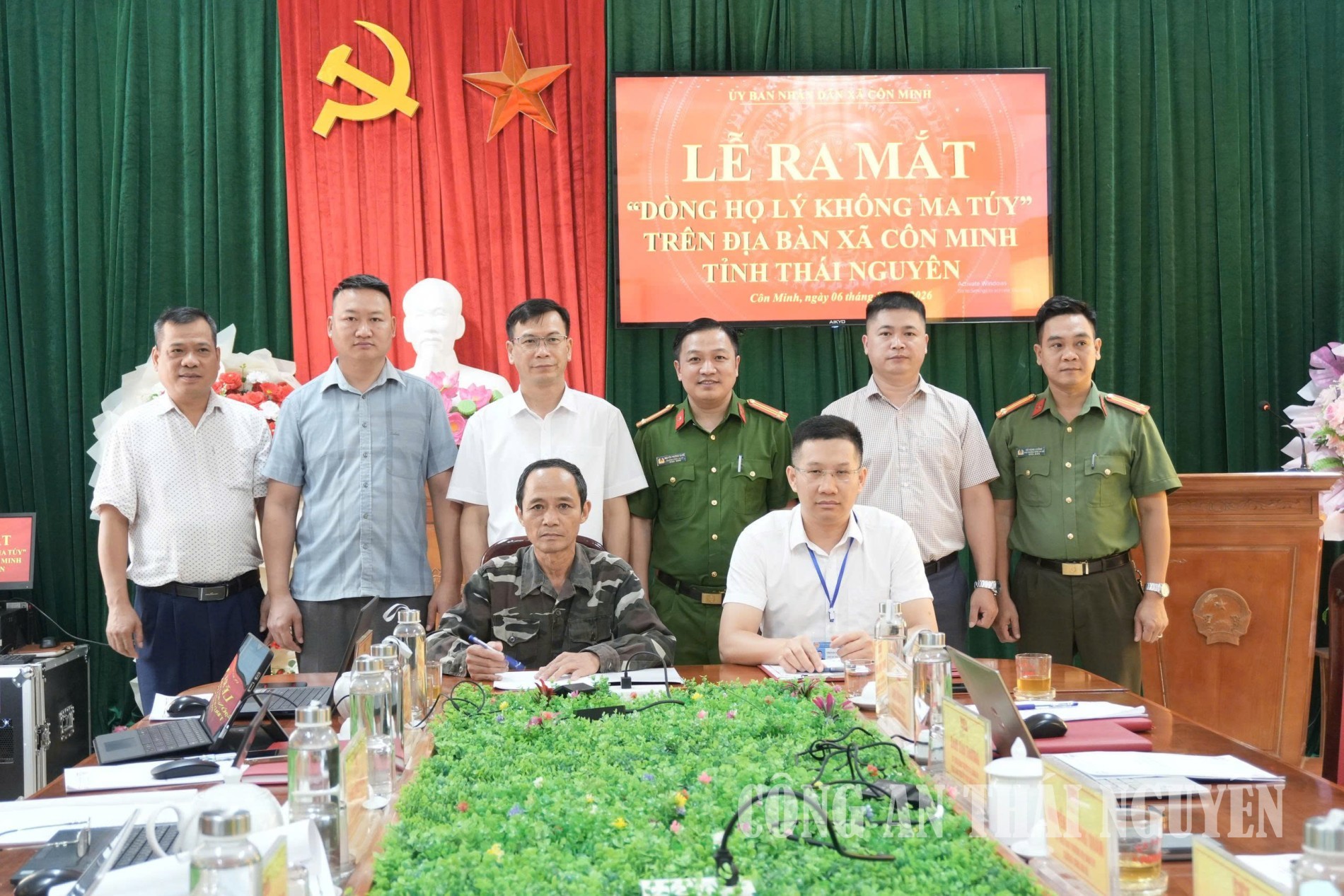 Ra mắt mô hình “Dòng họ không ma túy” tại xã Côn Minh