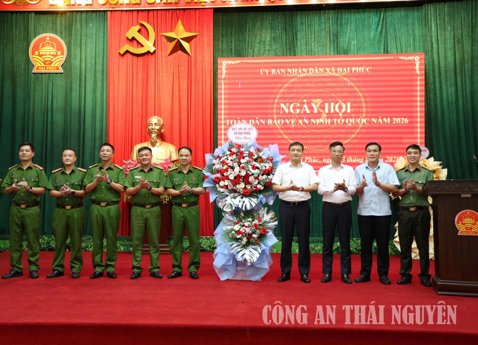 Xã Đại Phúc tổ chức Ngày hội toàn dân bảo vệ an ninh Tổ quốc.