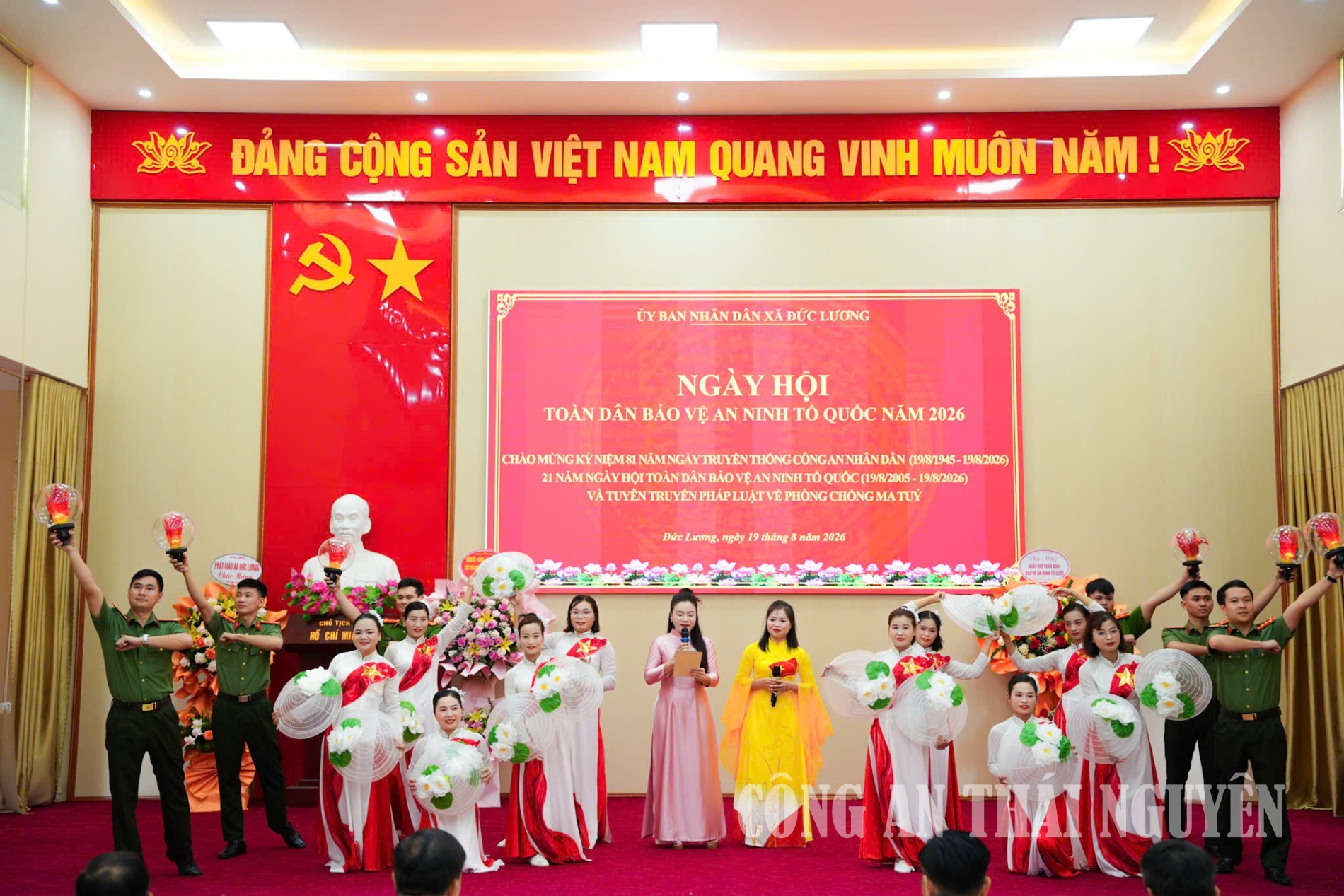 Xã Đức Lương tổ chức Ngày hội toàn dân bảo vệ an ninh Tổ quốc