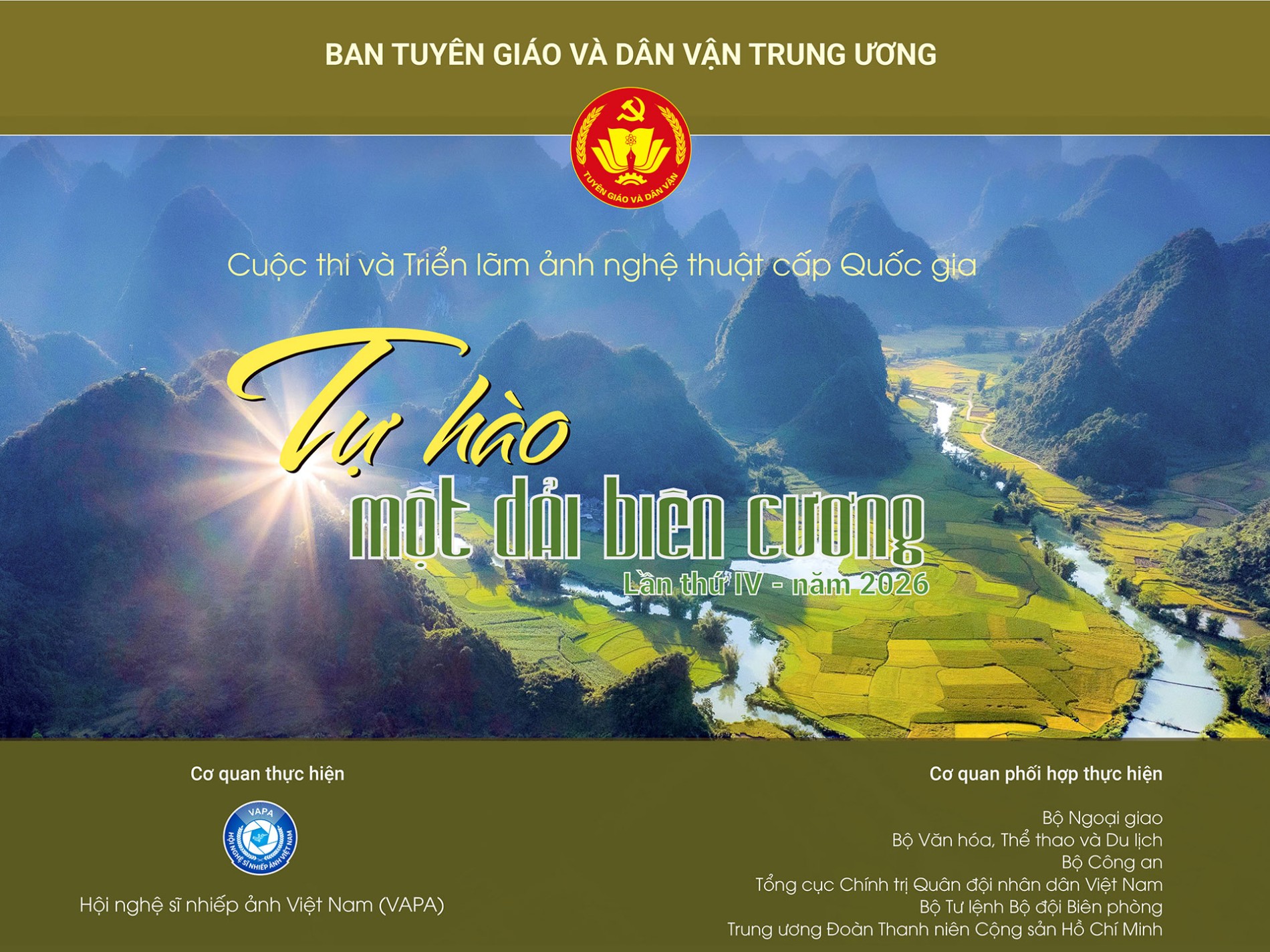 Thể lệ Cuộc thi ảnh "Tự hào một dải biên cương" 2026
