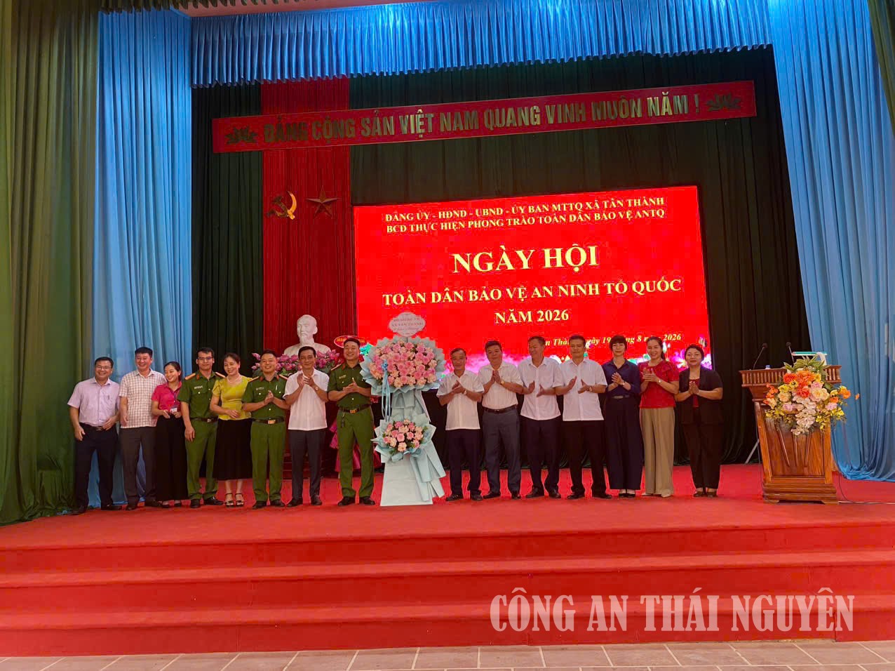 Xã Tân Thành tổ chức Ngày hội toàn dân bảo vệ an ninh  Tổ quốc.