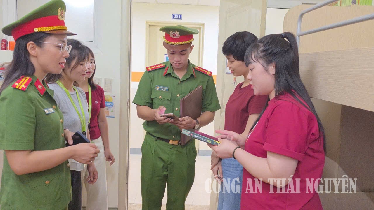 Gần dân, sát cơ sở, chủ động phòng ngừa tội phạm tại ký túc xá Samsung