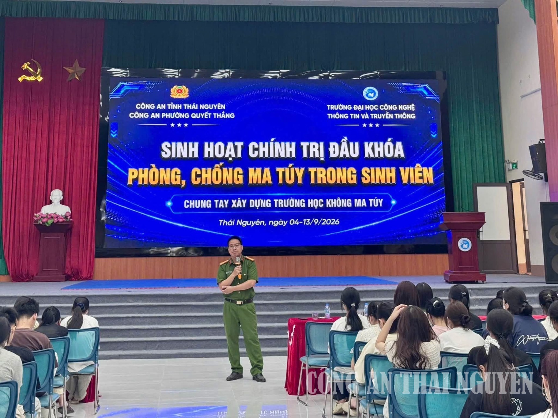 CAP Quyết Thắng tuyên truyền pháp luật tại trường Đại học Công nghệ Thông tin và truyền thông Thái Nguyên