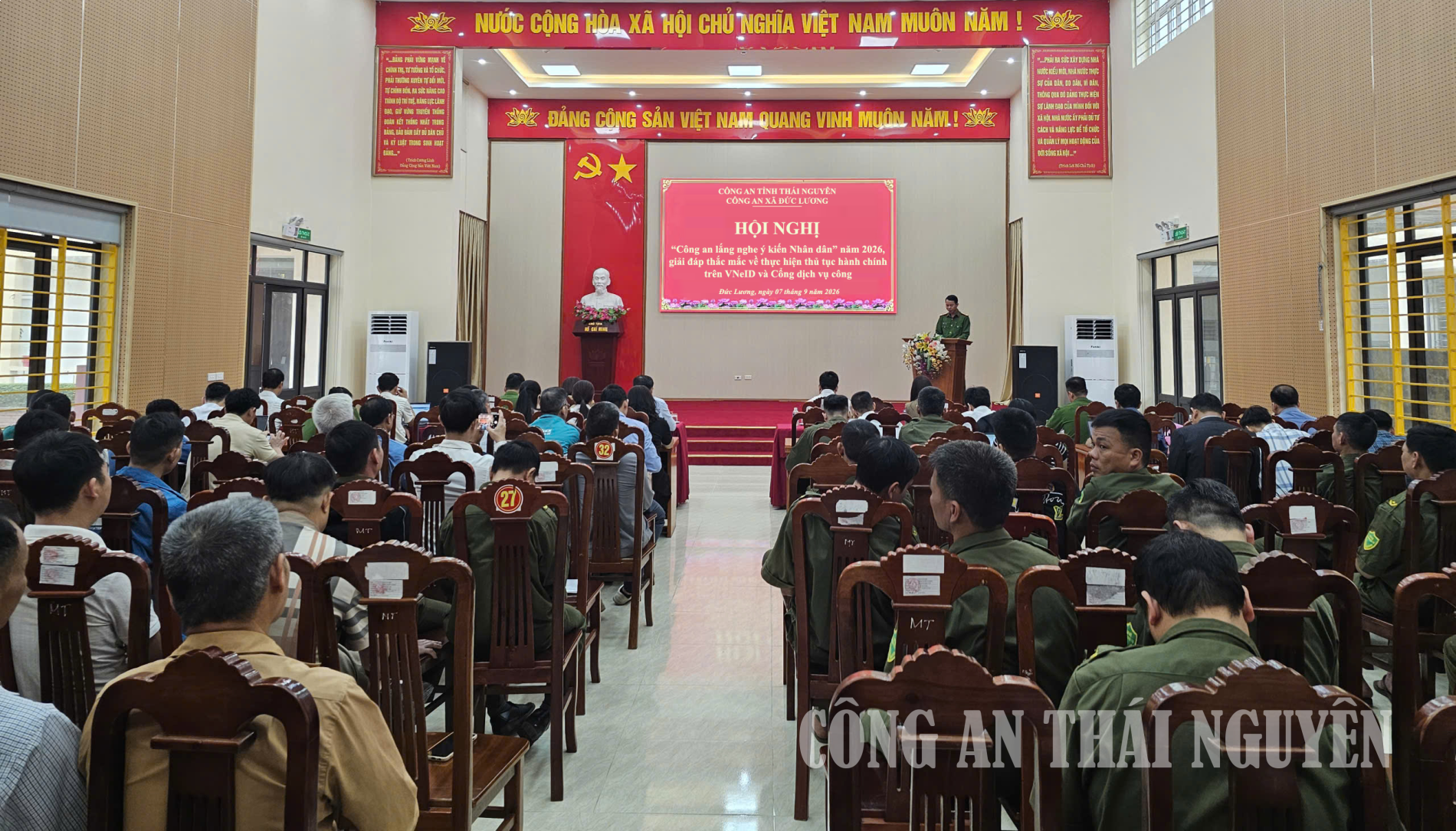 Hội nghị thu hút đông đảo cán bộ, đảng viên và Nhân dân tham dự