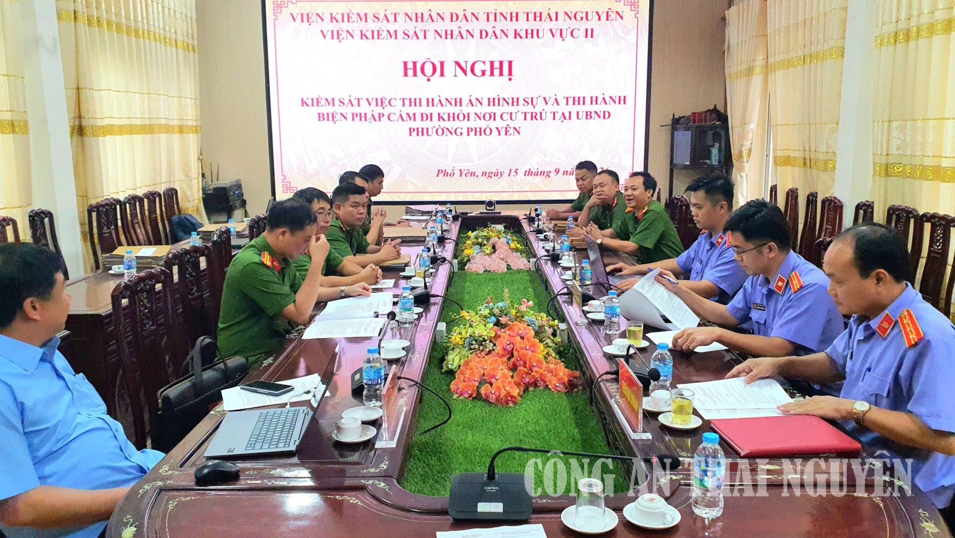 Công an phường Phổ Yên nâng cao hiệu quả thi hành án hình sự tại cộng đồng
