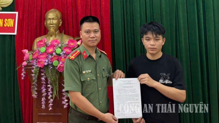 Ngân Sơn có 3 thanh niên tình nguyện thực hiện nghĩa vụ Công an nhân dân