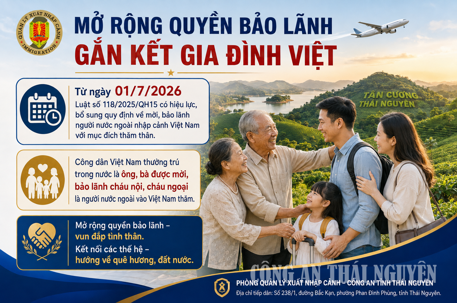 Tạo điều kiện thuận lợi cho kiều bào và thân nhân về thăm quê hương, đất nước