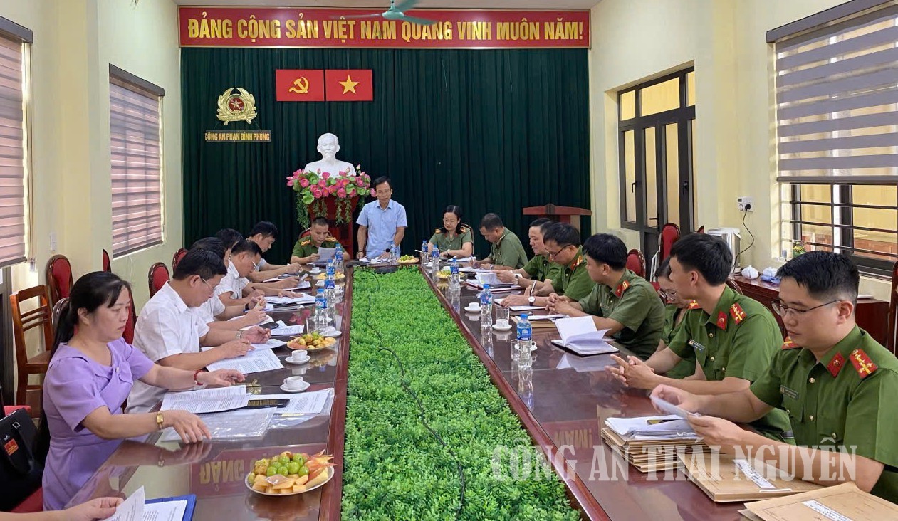 Kiểm tra đối với Đảng ủy và đồng chí Bí thư Đảng ủy Công an phường Phan Đình Phùng