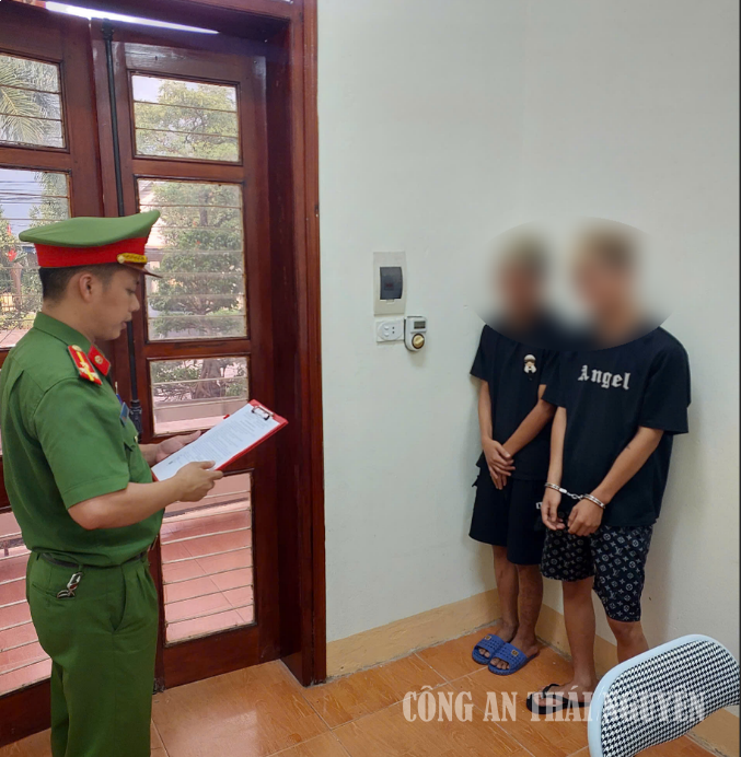 Công an phường Bách Quang bắt giữ 3 đối tượng trộm cắp tài sản