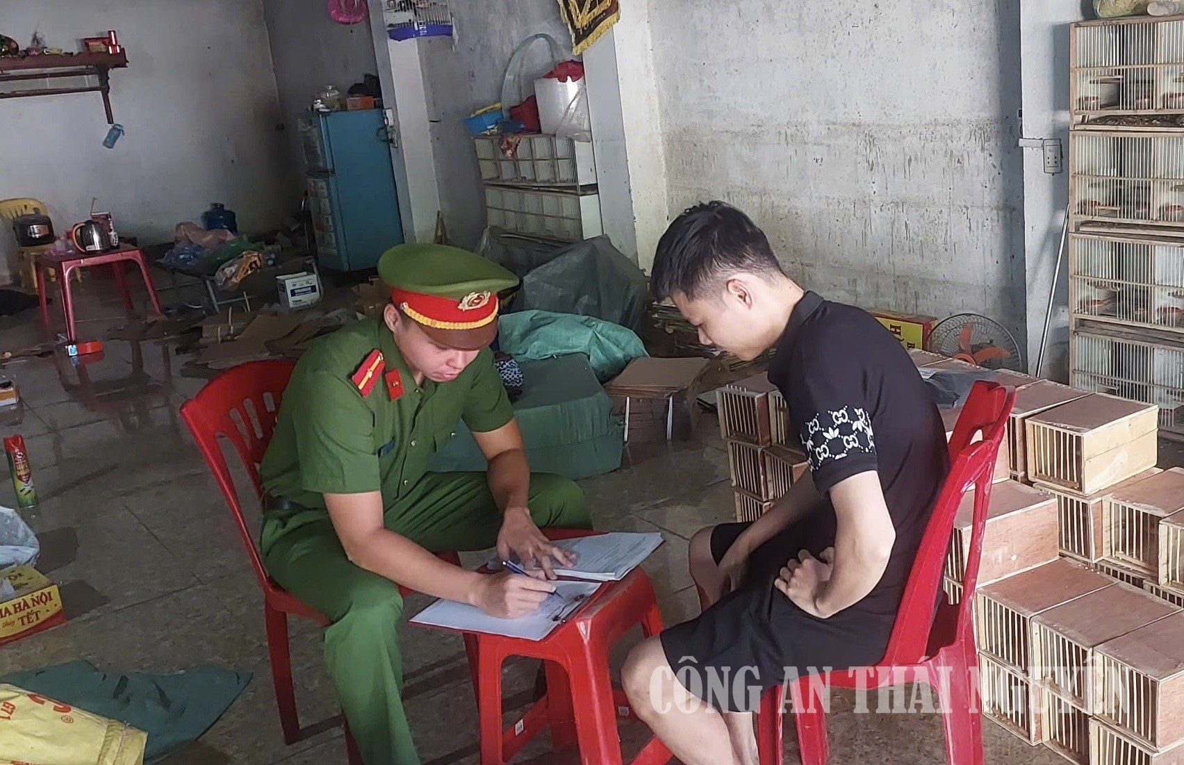 Công an Bách Quang kiểm tra, tuyên truyền tại cơ sở về công tác bảo vệ động vật hoang dã