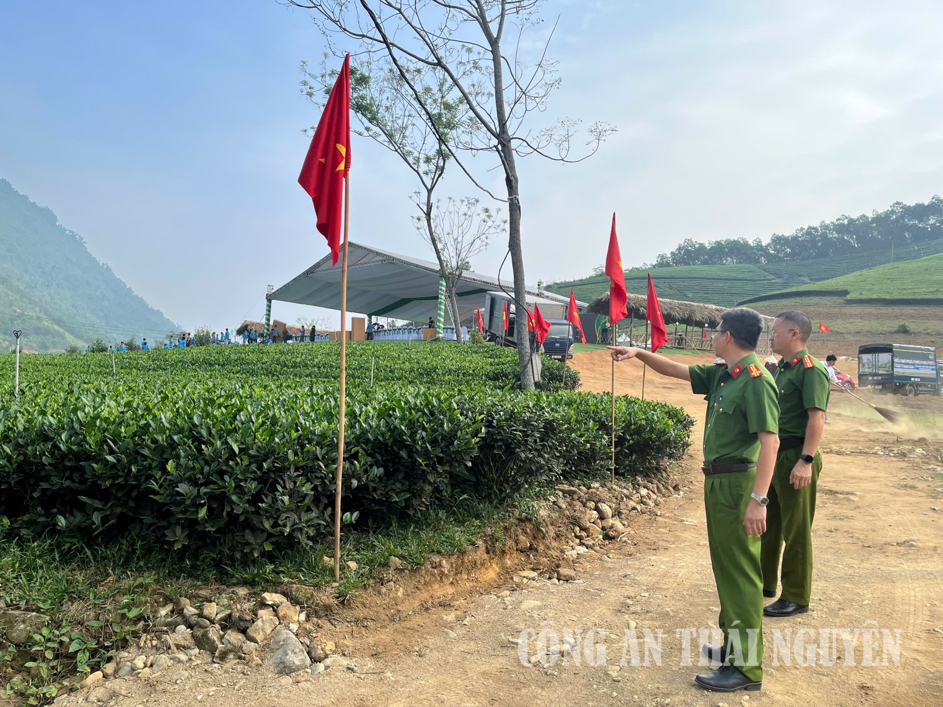 Công an xã La Bằng triển khai phương án đảm bảo ANTT tại thực địa